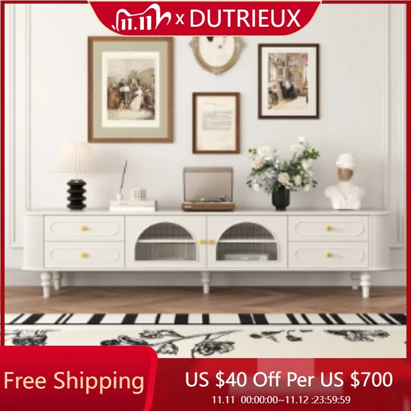 

Французский шкаф для телевизора из массива дерева, светильник, роскошный дизайн, хранилище для кукольного домика, прихожая, ТВ-стол, универсальная консоль, дисплей, мебель Muebles