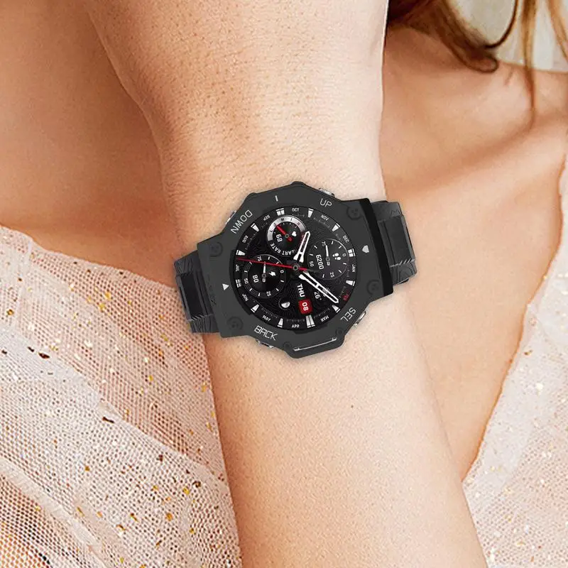 Para amazfit t-rex 3 protetor de tela para relógio protetor de tela leve relógio cobre acessórios relógio rosto