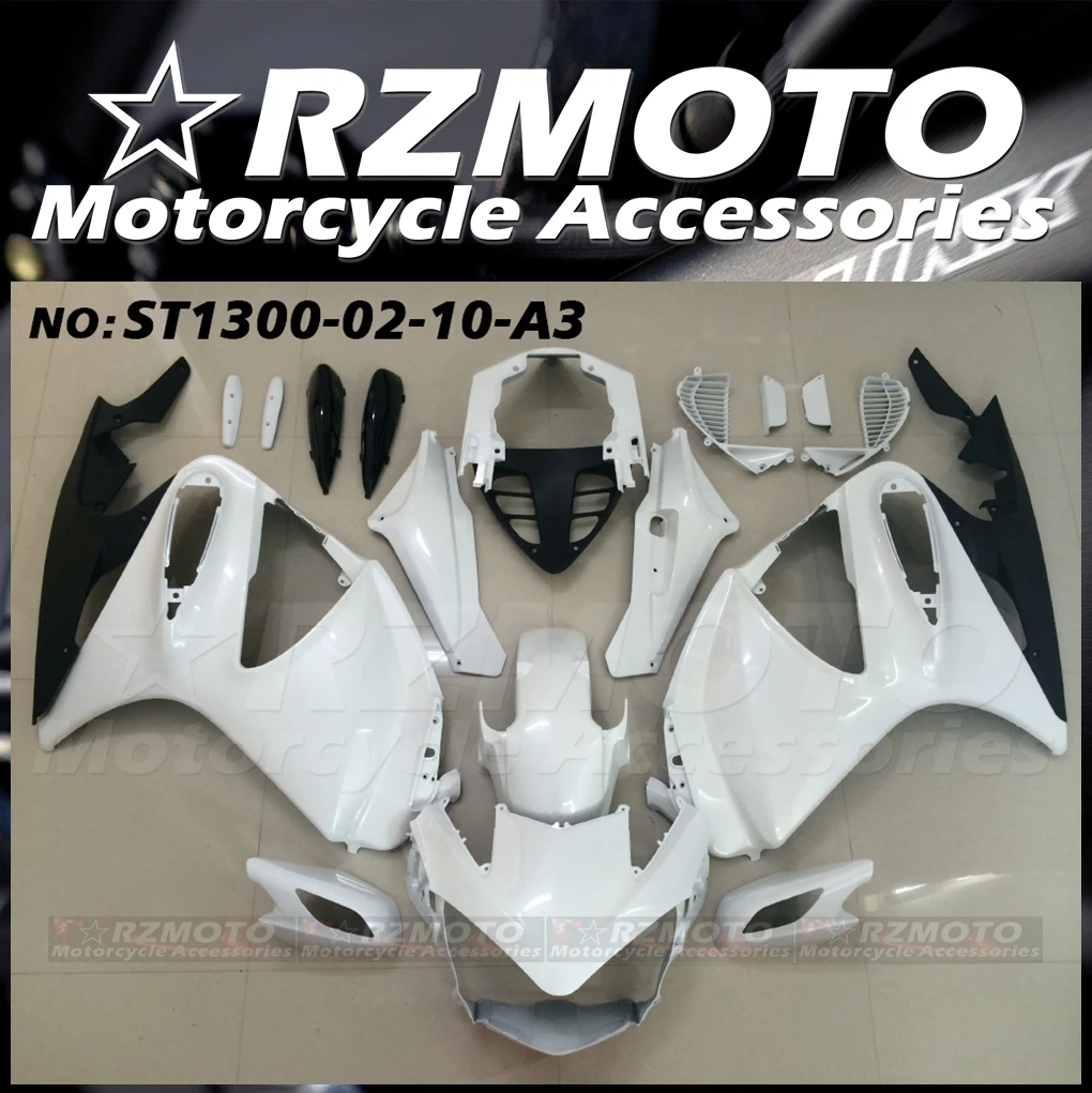 RZMOTO 플라스틱 사출 카울 패널 커버 차체 페어링 키트, 혼다 ST1300 02 03 04 05 06 07 08 #3010, 신제품