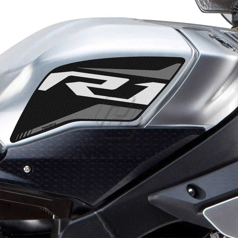 

Motorcycle Accessorie Side Tank Pad Protection Knee Grip Mat for Yamaha YZF R1 2015-2019