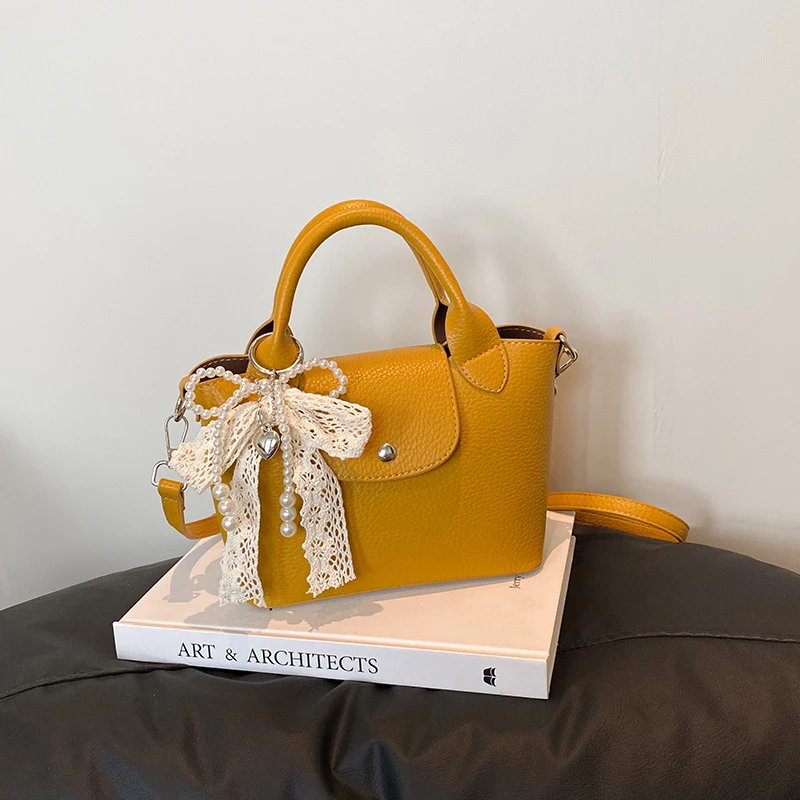 

Простая однотонная мини-сумка через плечо для повседневных женщин с легким ощущением и винтажным шармом