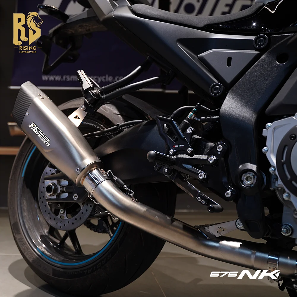RS Original High Performance For CFMOTO 675NK Stainless Steel Pioneer Edition Side-Exit Full Exhaust System