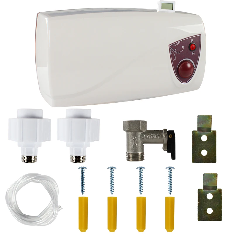 10L White DC12V/AC220 Bathroom Caravan 12V Electric Water Heaters