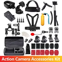 Kit de accesorios, adaptador de montaje, correa para el pecho, diadema para GoPro Hero 13 12 AKASO SJCAM insta360 DJI Osmo, accesorios para Cámara de Acción