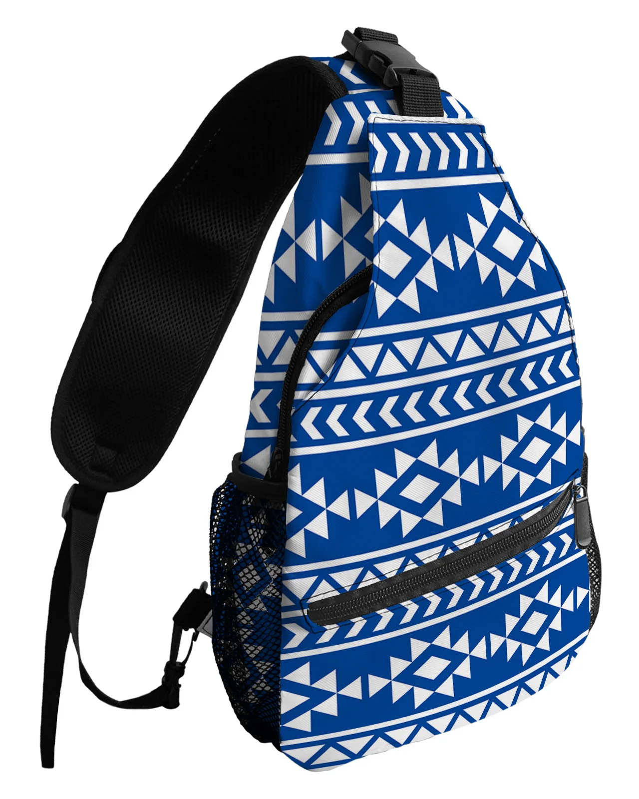 

Native Tribal Patterns Chest Bags For Women Men Waterproof Messenger Bags Female Travel Sport One Shoulder Crossbody Bag