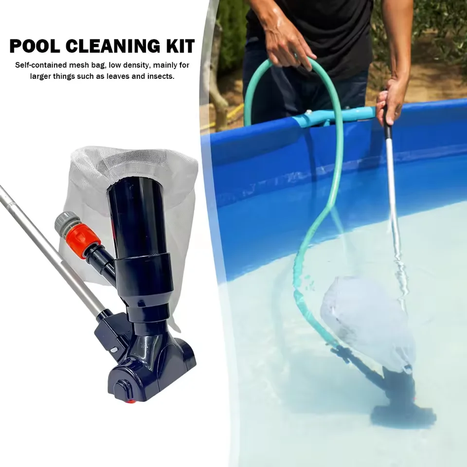 Set de Limpieza para Piscinas, Red para Limpiar el Fondo de la Piscina, Filtro para Piscina, Set de Limpieza para Piscinas, Skimmer para Limpieza Exterior, Herramientas y Productos para Piscinas