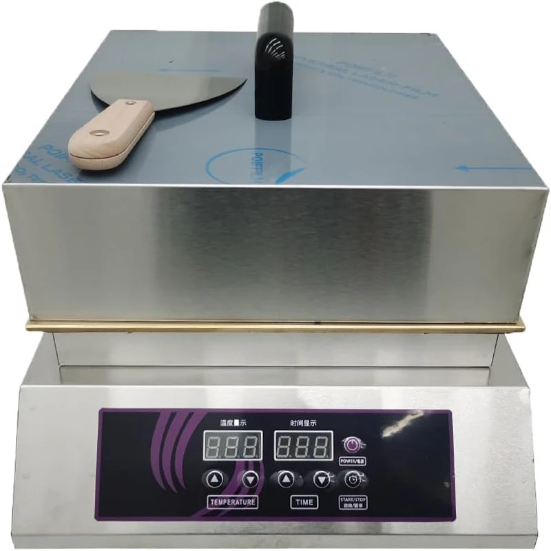 Commercial Souffle เครื่องทําแพนเค้ก Baker Maker ไฟฟ้าอุณหภูมิควบคุมแผ่นความร้อนห้องครัวร้านอาหารขนมขบเคี้ยว