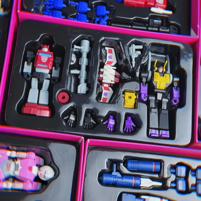 Auldey Transformation Aae Optimus Prime Arcee Sunstorm Starscream Soundwave Jazz Cliff Jumper Kickback Modello Mobile Giocattoli view 5
