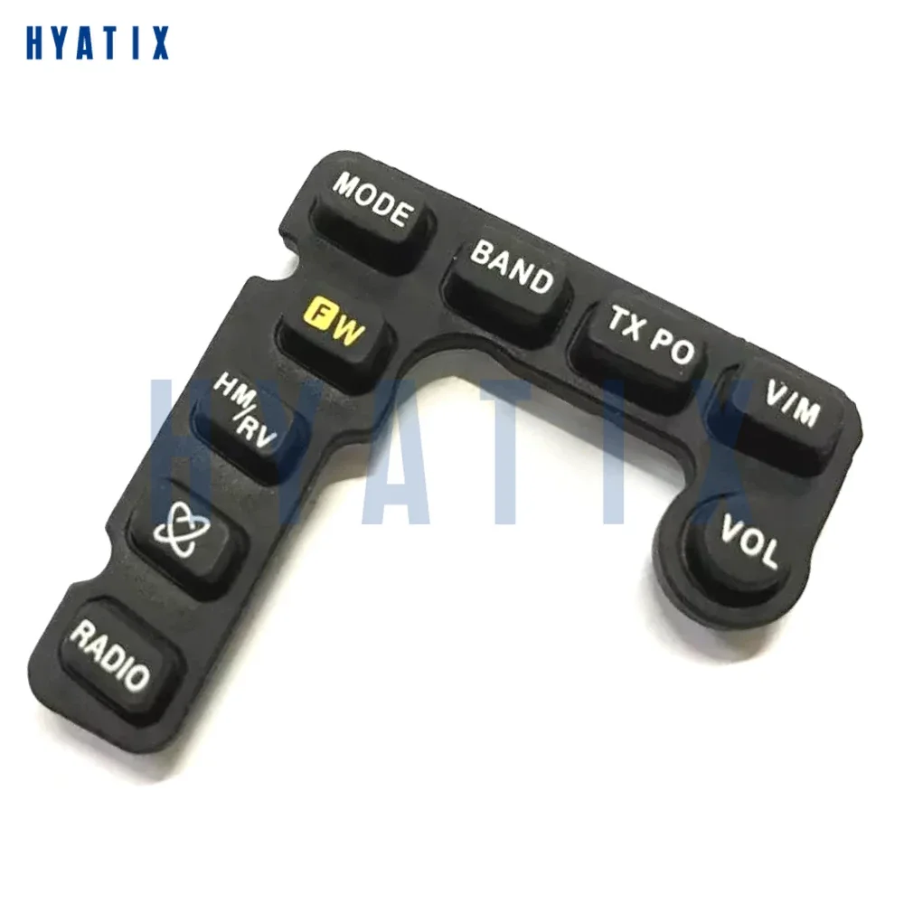 

5 шт., резиновая функциональная кнопка клавиатуры для VX-3R VX3R VX-2R VX2R, аксессуары для двусторонней радиосвязи, рации