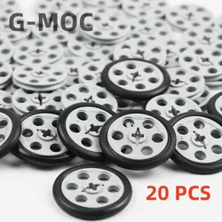 G-MOC 20 Pcs/lot Buildings Blocks 4185 Wedge Belt Wheel 2815 Tire Car Truck DIY Bricks Parts Kid Toys