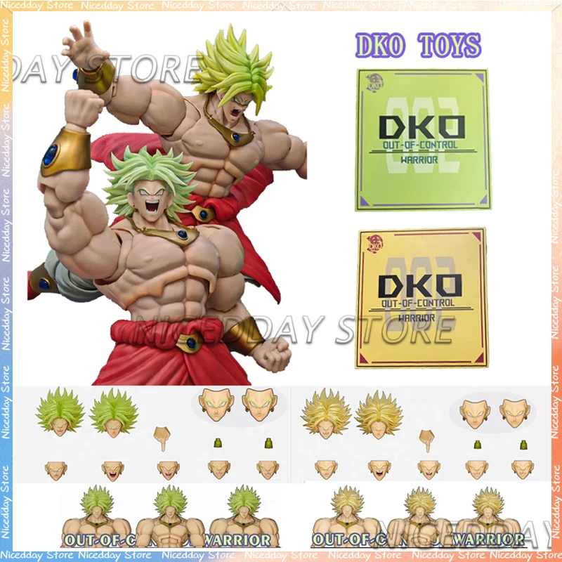 

DKO Toys Dragon Ball Z Beast Deities Kong Studio Super Saiyan Broly B010L B011L Head Accessories Anime Action Figure Gifts Toys