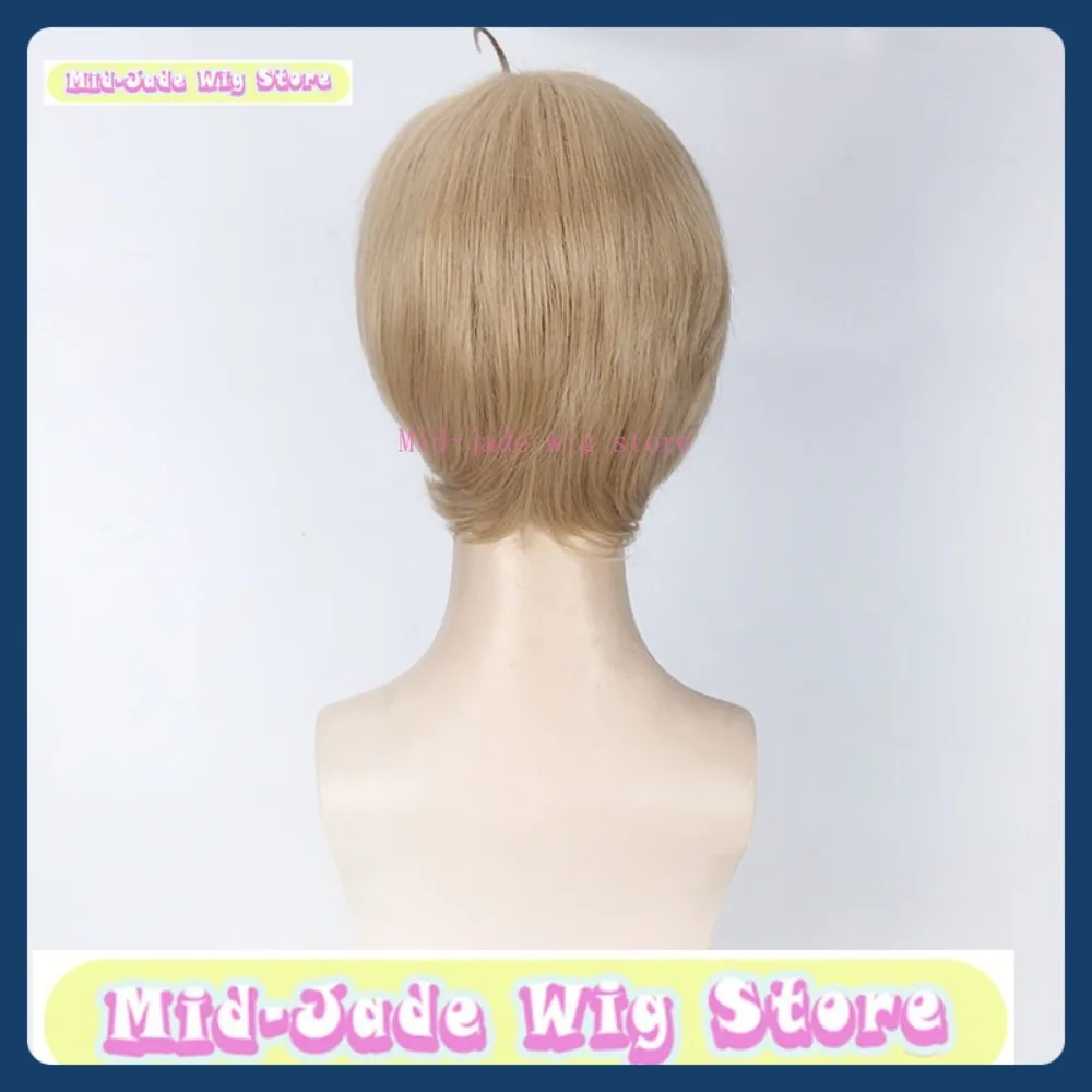 Tienda de pelucas de jade medio, peluca de Cosplay negra de Talia Alfred, juego de Anime, accesorios de disfraz de Halloween, pelo sintético