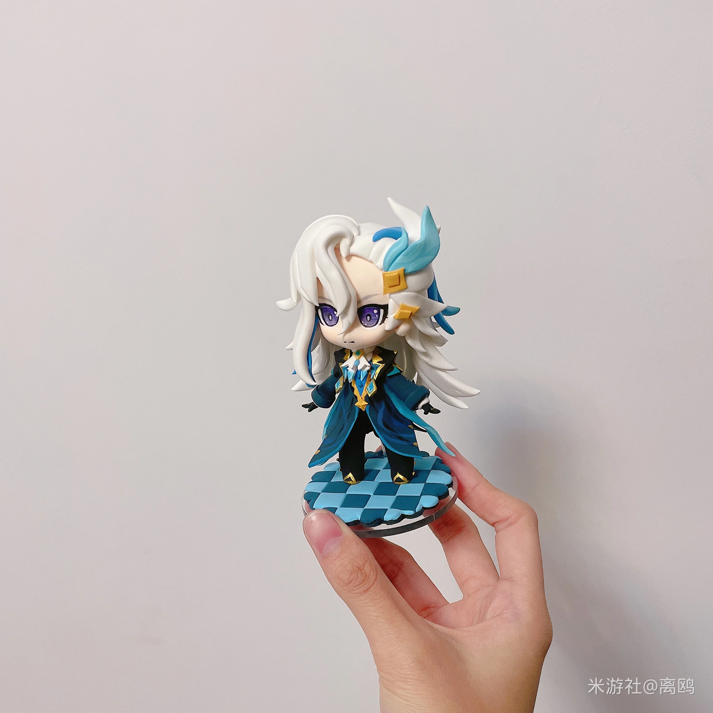 

Anime Genshin Impact Neuvillette Cosplay Cartoon Garage Kits Kawaii Dango Miniature Figurine Model Mascot Ornament Souvenir Gift