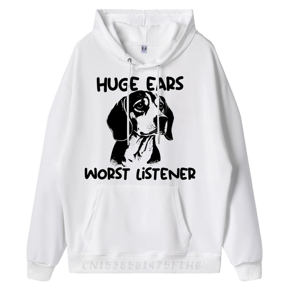 Beagle huge ears worst listener Wholesale Tshirts 100 Pcs Man Luxury Designer Tshirts Father's Day