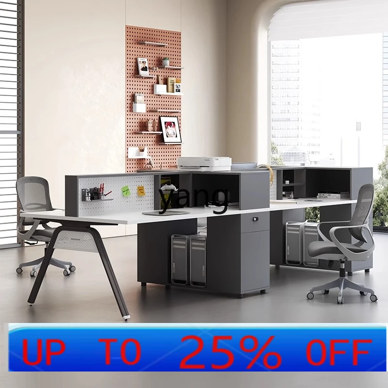 

LTT office staff booth 246 people staff desk and chair combination