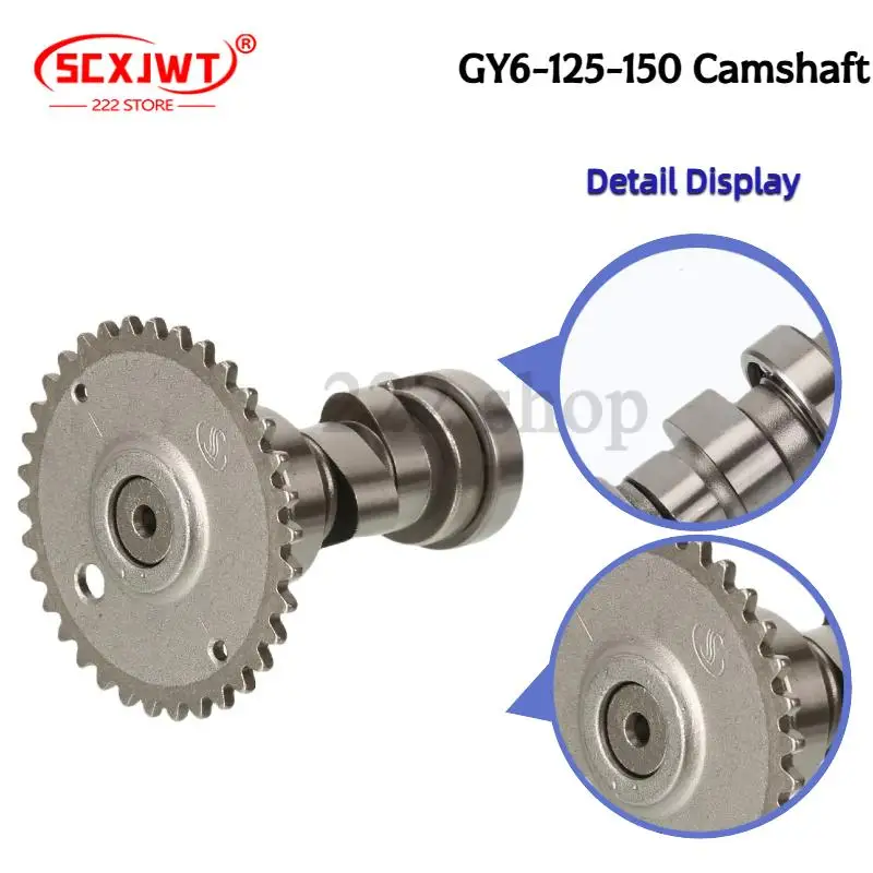 

Распредвал мотоцикла GY6-125, распределительный вал двигателя гоночного мотоцикла скутера