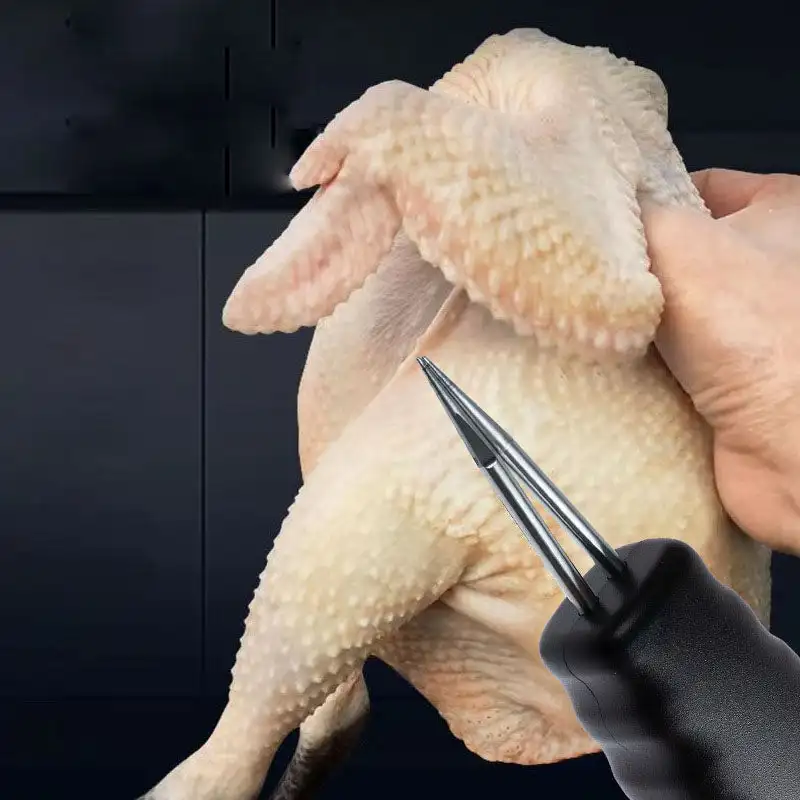 Depiladora de pollo rápida eléctrica, Extractor de pelo de mano para pollo, pato, herramientas para desplumar pelo corto