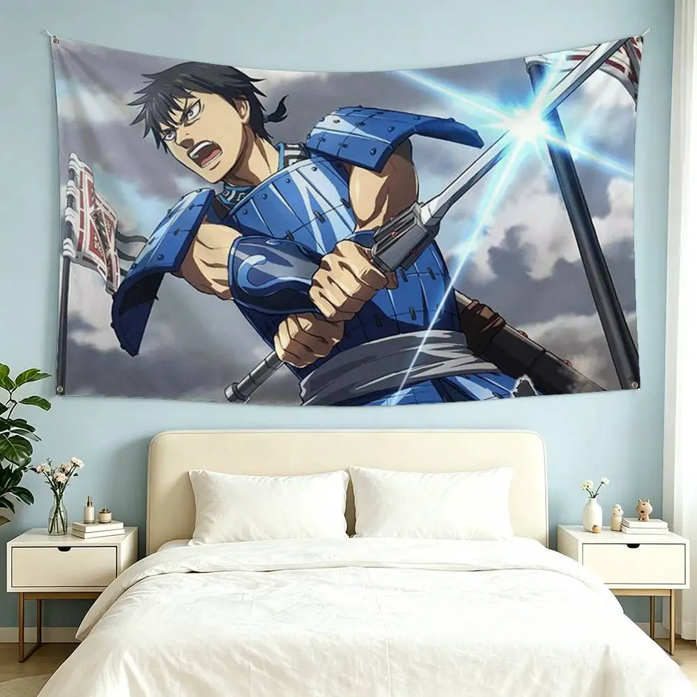 Anime K-Kingdom Xin  Flags for Bedrooms Home Decor Items Outdoor Decors Garage Decoration Flaga