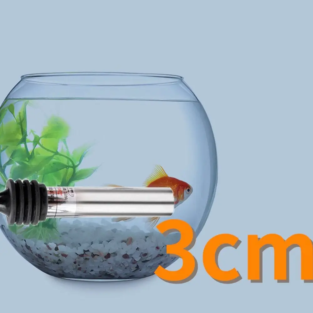 17-34 ° C Riscaldatore sommergibile per acquario Display digitale 25W-75W Termostato per acquario Controllo della temperatura regolabile Riscaldatore per acquario
