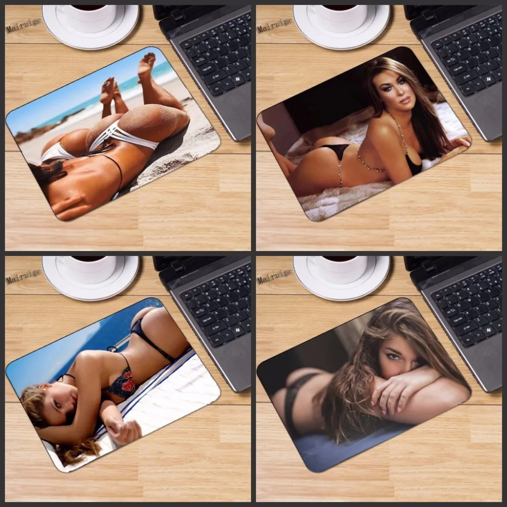 

Mairuige Hot Beach Sexy Ass Wallpaper Gaming Gamer Mice Mouse Pad Non-Skid Rubber Pad Cool Durable Three Size Small Mouse Pad