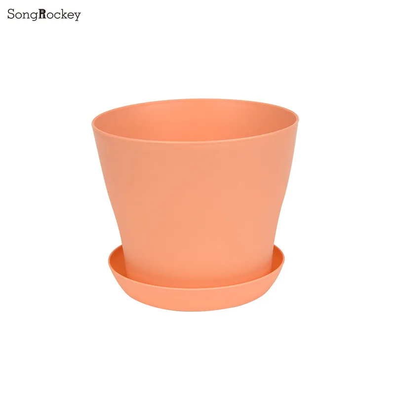 5Sizes Flower Pot Round Planters Candy Color Mini Vase for Succulents Home Office Decor Planting Supplies High Quality