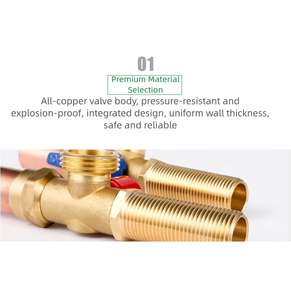 

Обслуживание дома 1 2 х 3, 4-дюймовый клапан для стиральной машины, клапан повышенного сопротивления давлению, латунный угловой клапан для прибора