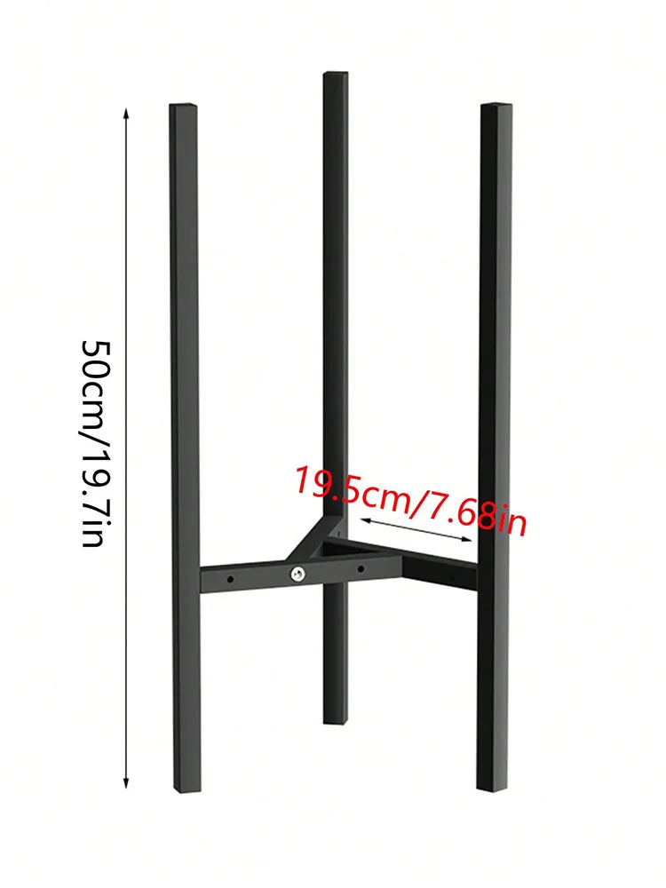 Adjustable Plant Stand Fits Plant Pot Metal Planter Stand Easy Assembly Expandable Plant Shelves Furniture