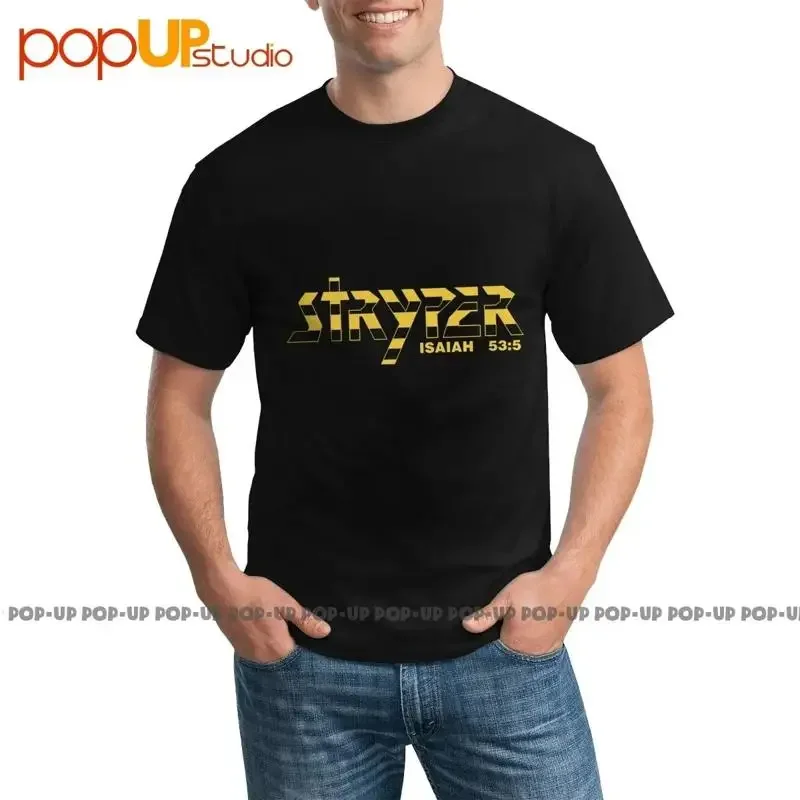 Best Stryper Isaiah 53 5 777 Metal Hair Band 1986 Tour Tshirt Daily Natural Best Seller Tee Shirt