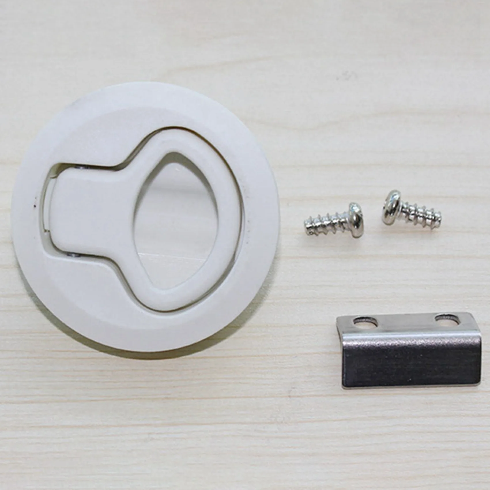 

A60E-2X Latch Hatch Round Pull Latchlatch Flush Pull For1/4 Door Boat Deck Hatch RV Drawers Cabinet Yacht