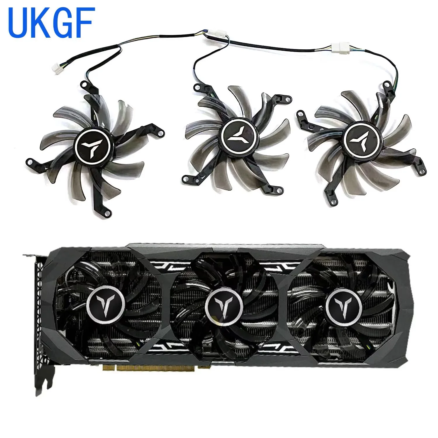 Brand new 85MM 4PIN T129215U DC 12V 0.5A RTX2080TI GPU fan for YESTON GeForce RTX2080 2080ti Deluxe Edition graphics card
