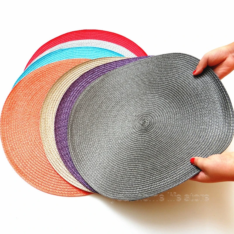 Braided Round Placemats Set 5
