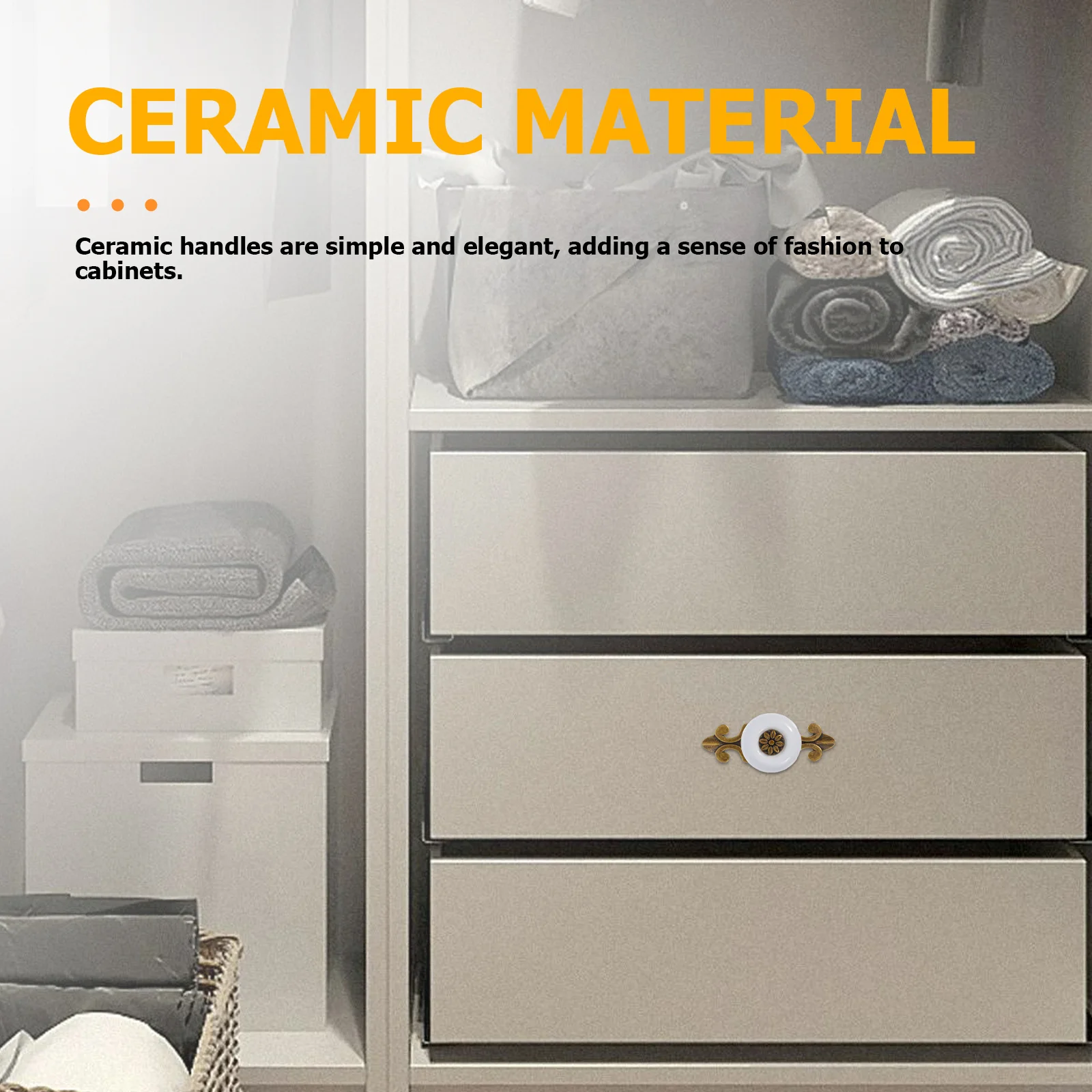 

Vintage Ceramic Cabinet Knobs Retro Drawer Pulls Handles for Kitchen Wardrobe Furniture Hardware Porcelain Door Knobs