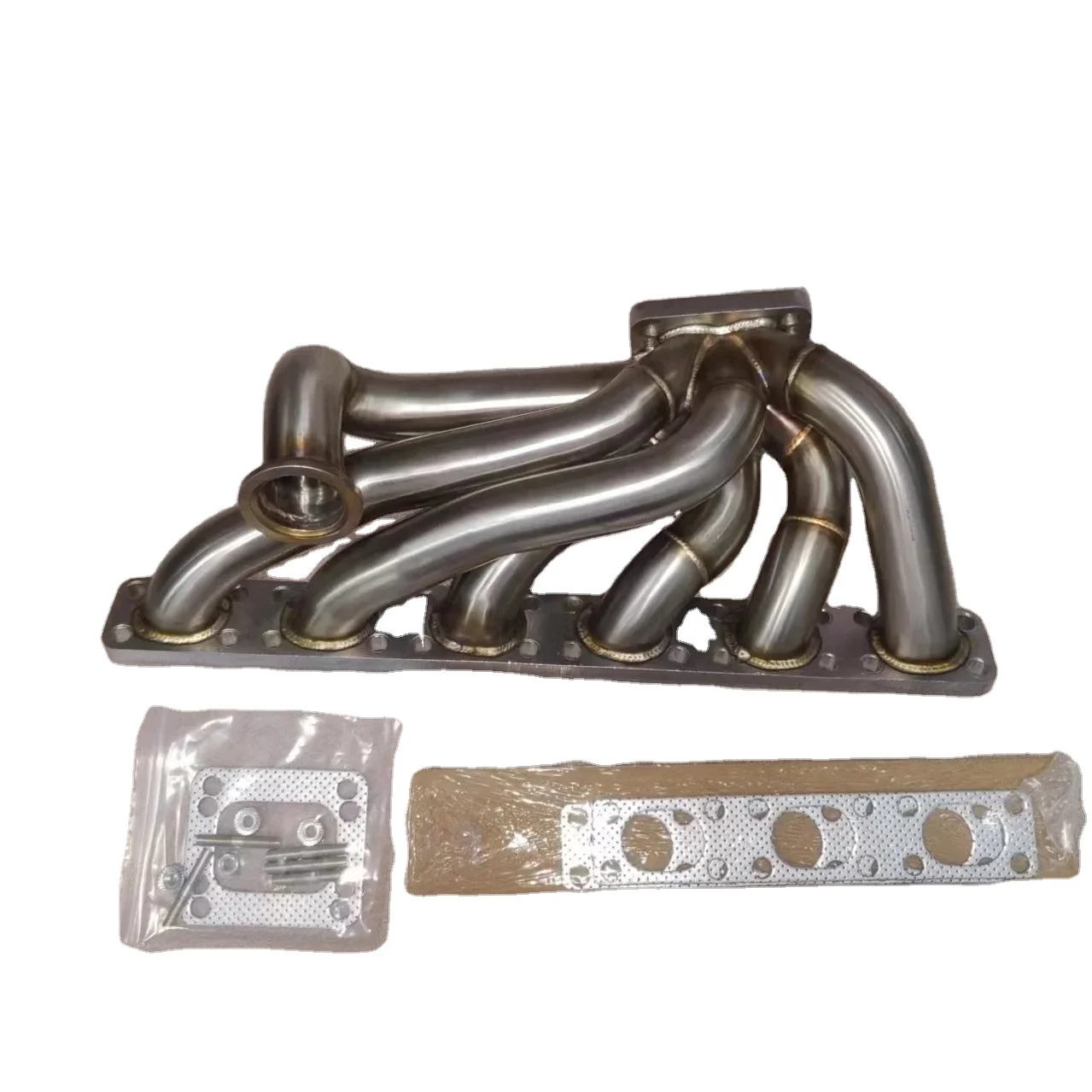 42mm Brushed T3/T4 Turbo Manifold For BMW E30 E34 24V M50/M52/S50/S52