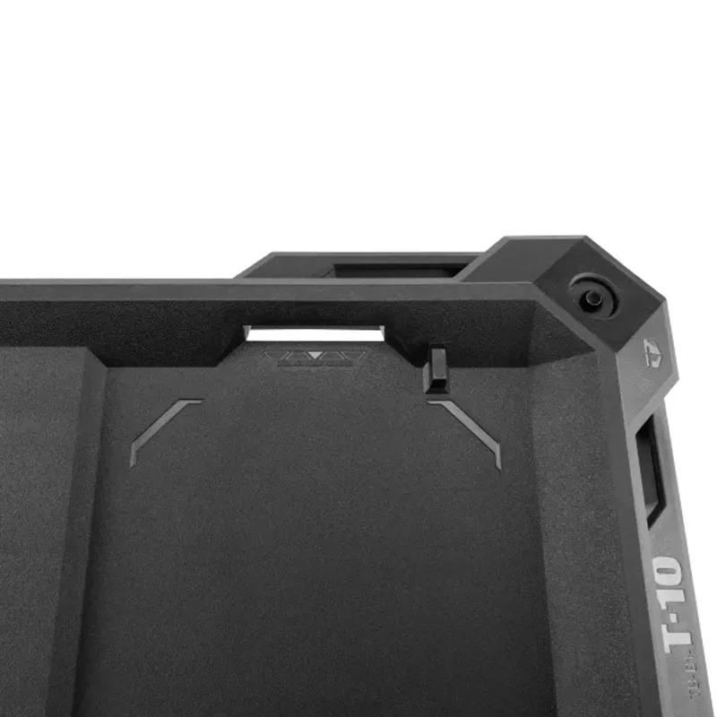TOUGHBUILT TB-B1-T-10 StackTech Mecanismos de bloqueo de carrito de 4 ruedas Ahorre esfuerzo Carro de herramientas firme con rueda giratoria