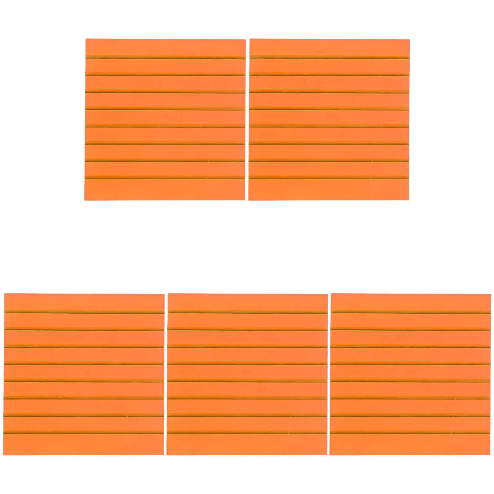 5Pcs Portable Semi Transparent Memo Pads Self Adhesive Multi Function Note Stickers Office Home Daily Use Note Accessory
