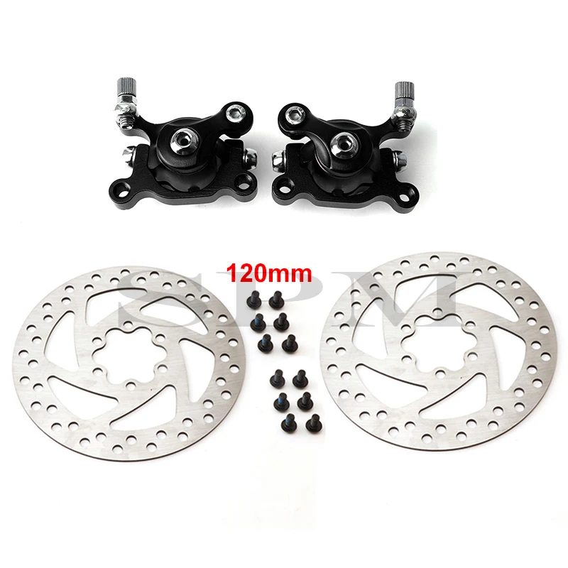 Akozon Bremsscheibe & Bremssattel-Set – 140 Mm, 6-Loch, Aluminiumlegierung, Für Elektroroller, Hinten