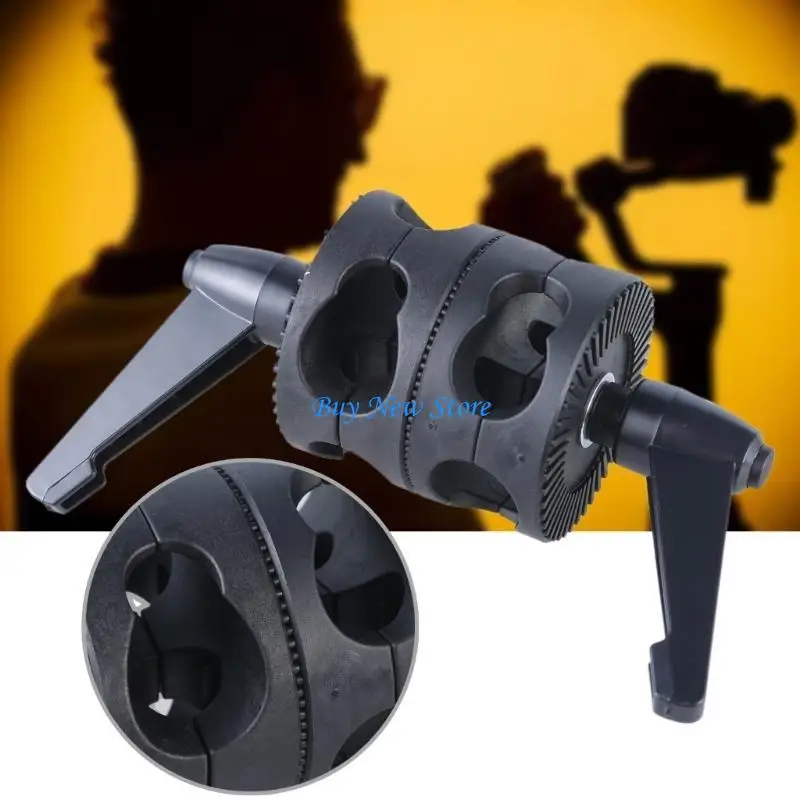 

20CE Camera C056 Double Swiveling Grip Head, Enhanced Stability Boom Arm Reflector Holder Stand for Travel Photographers