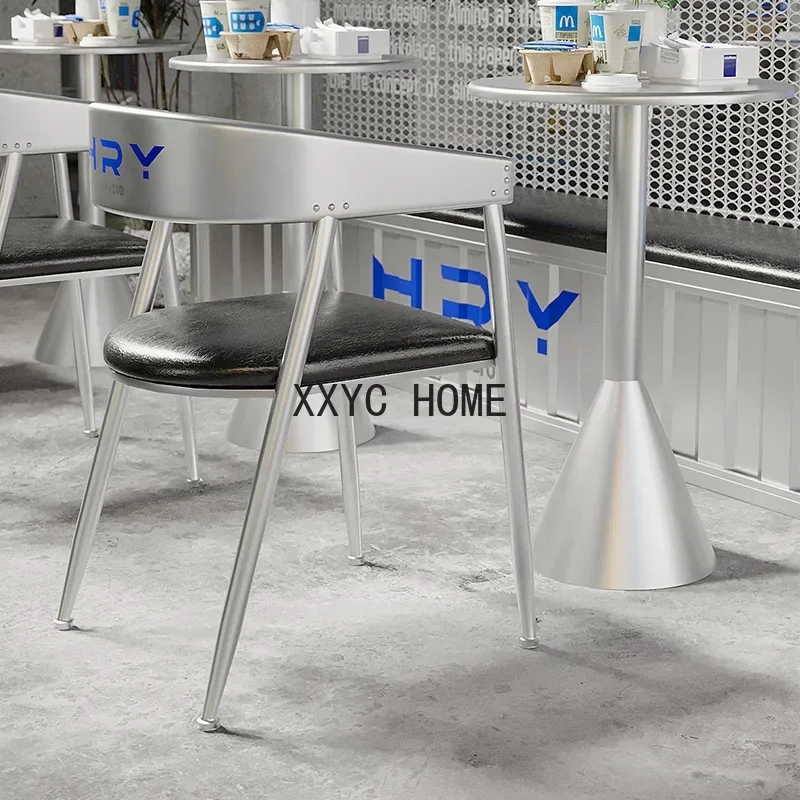 Combination Industrial Style Dining Table and Chair Retro Coffee Shop Bar Table and Chair Deck Sofa Combination