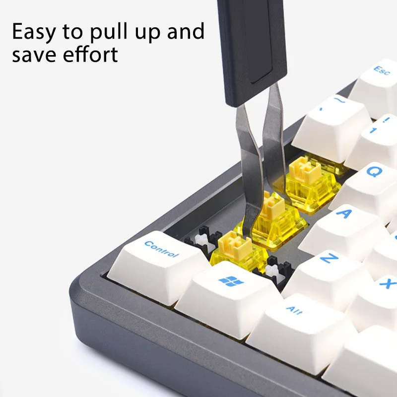 7PC Mechanical Keyboard Keycap Switch Tool Kits Metal Puller Remover Switch Stem Holder Lube Brush Lubrication Pen Switch Opener image 3