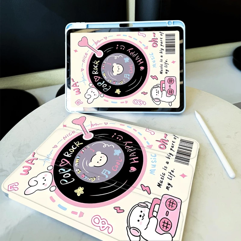For Ipad Pro 11 Case 10.2 7th 8th 9th Gen Tri-fold Funda for IPad 10th Generation Ipad Pro 12 9 Inch Case 10.5 10.9  Air 3/4/5