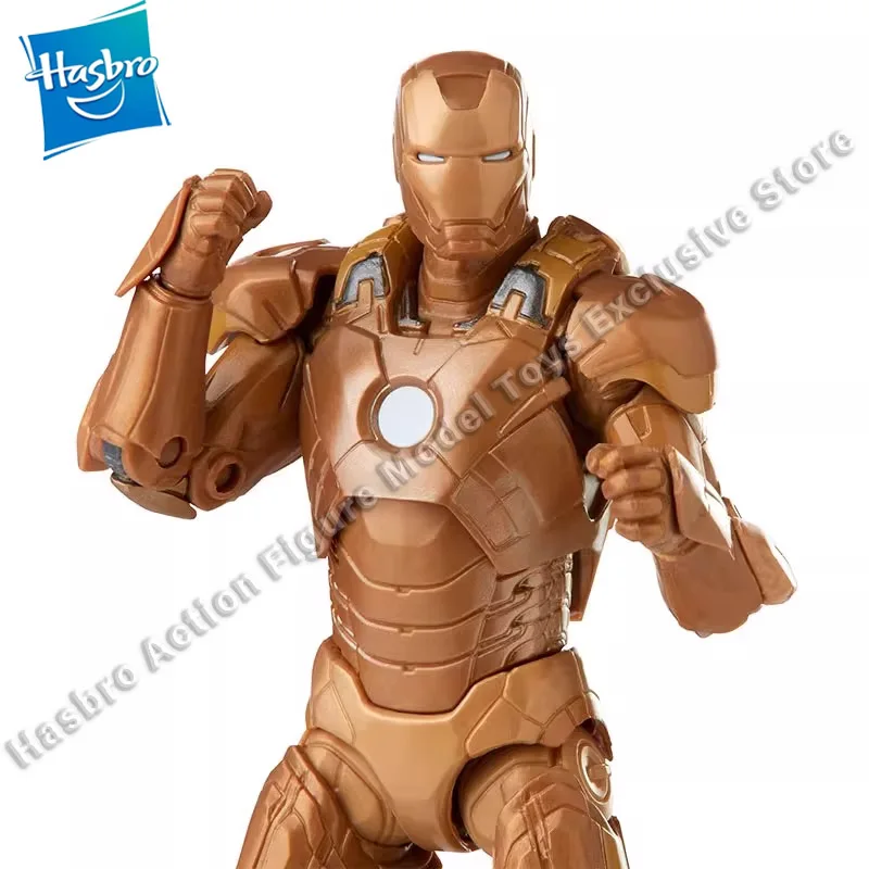 Hasbro Marvel Hero Iron Man MK21 Happy Hogan modelo de figuras de acción juguete coleccionable en Stock figura móvil modelo juguetes regalo