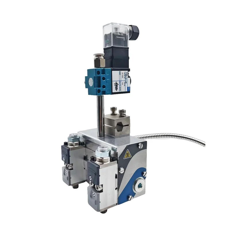 Factory Direct Cardboard Box Hot Melt Glue Machine with Fully Automatic High Flow Dual Head Hot Melt Glue Gun