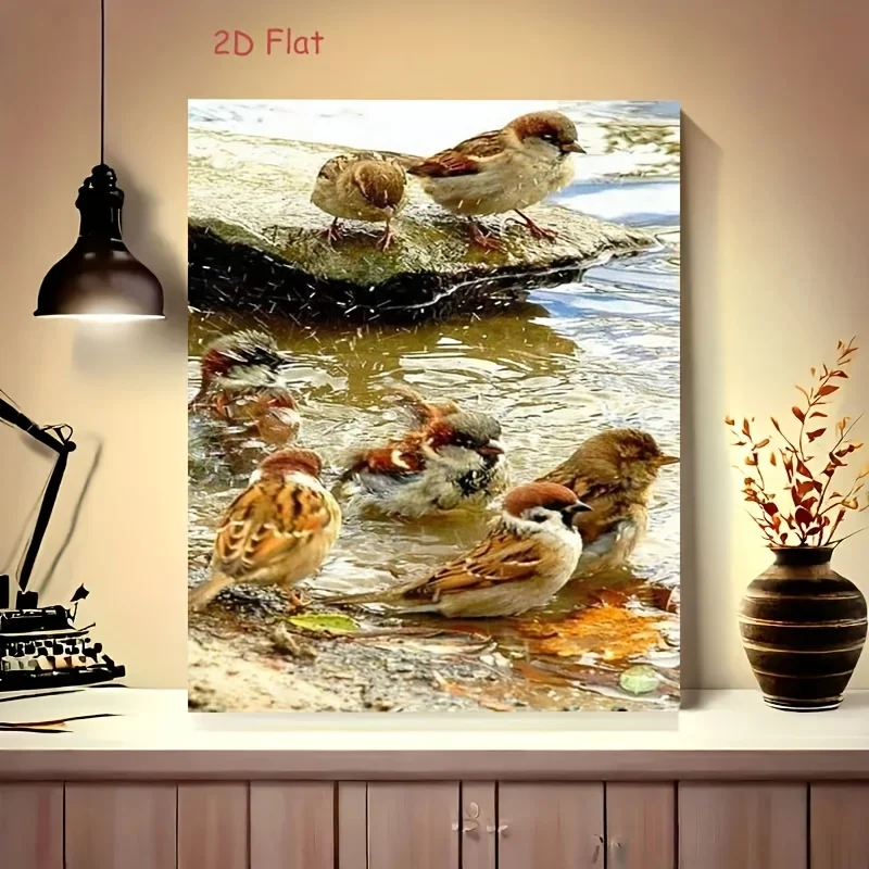1 Set of DIY Digital Oil Painting Kit, Professional Art Use 