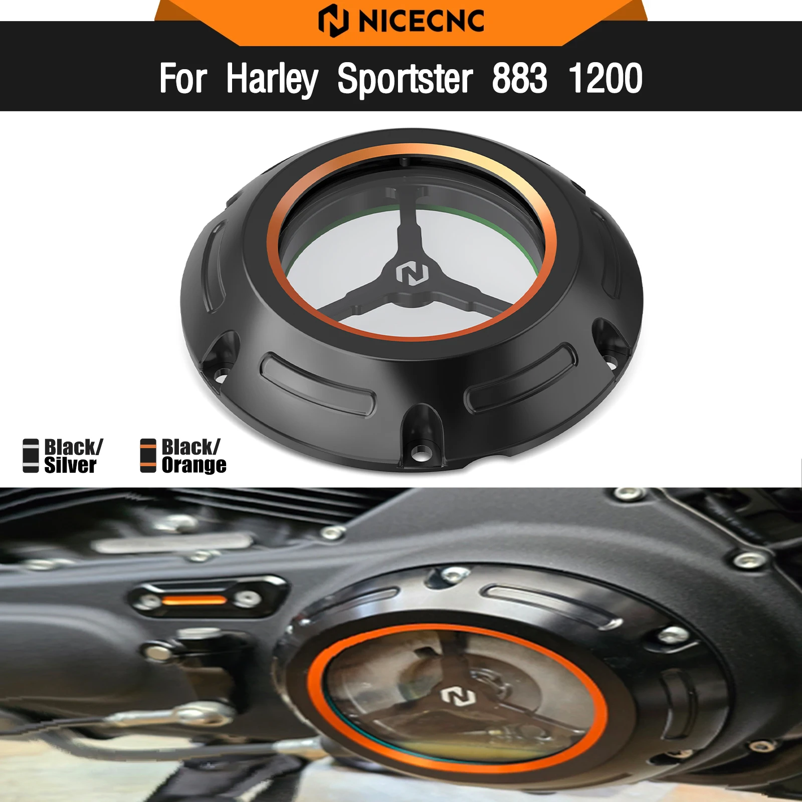 

Для Harley Sportster 883 Low XL883L 2005-2010 прозрачный чехол Derby Sportster 1200, Custom XL1200C Roadster XL1200CX XL883N XL1200NS