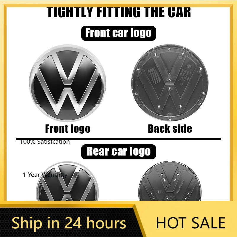 

Для VW VOLKSWAGEN Новый 2 шт. ABS Замена 139 мм 110 мм VW Polo Автомобильный передний логотип Решетка Значок багажника Для Volkswagen Polo 6 201