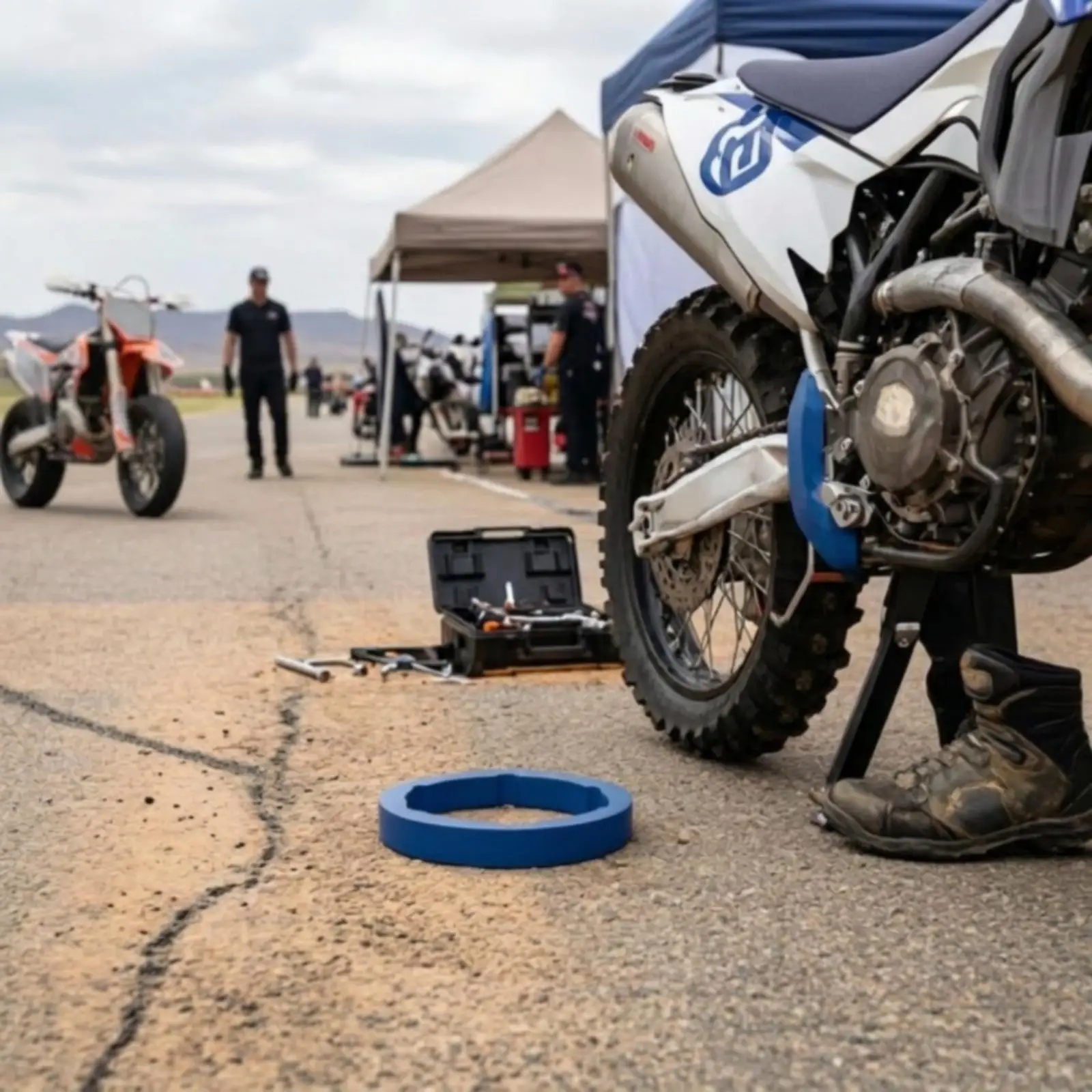 Chain Guide Protector Motorcycle Chain Wear-resistantResistant for Riders, Unpaved, Challenging Terrain Riding, Trail