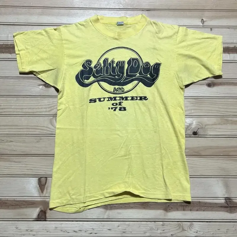 Vintage 1978 Salty Dog Jazz Zambian Rock Band Summer Of 78 Äô T Shirt Size Medium
