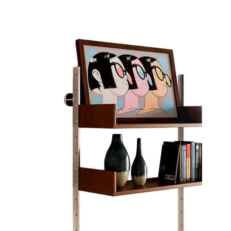 

Wall shelves, open floor display shelves, solid wood bookshelves, multi-layer storage shelves