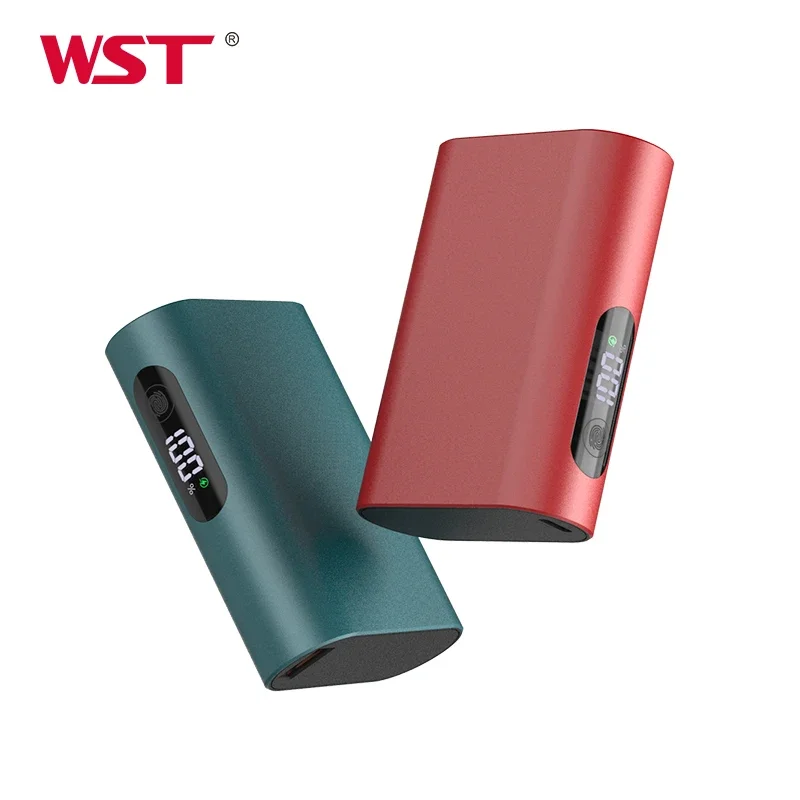 WST 2024 New Design 22.5W Quick Charge LED Display Mini 10000mah Power Bank Fast Chage Type-c Small Powerbank