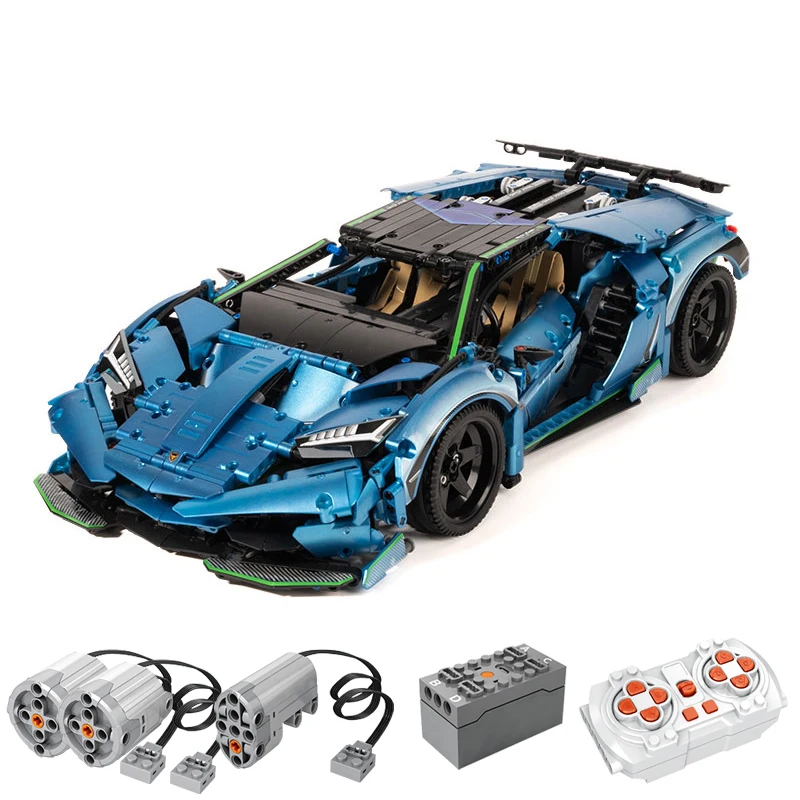 IN STOCK MOC Technical RC Sports Car Building Blocks Model Racing Bricks Assembling Toys for Children Birthday Gift Set